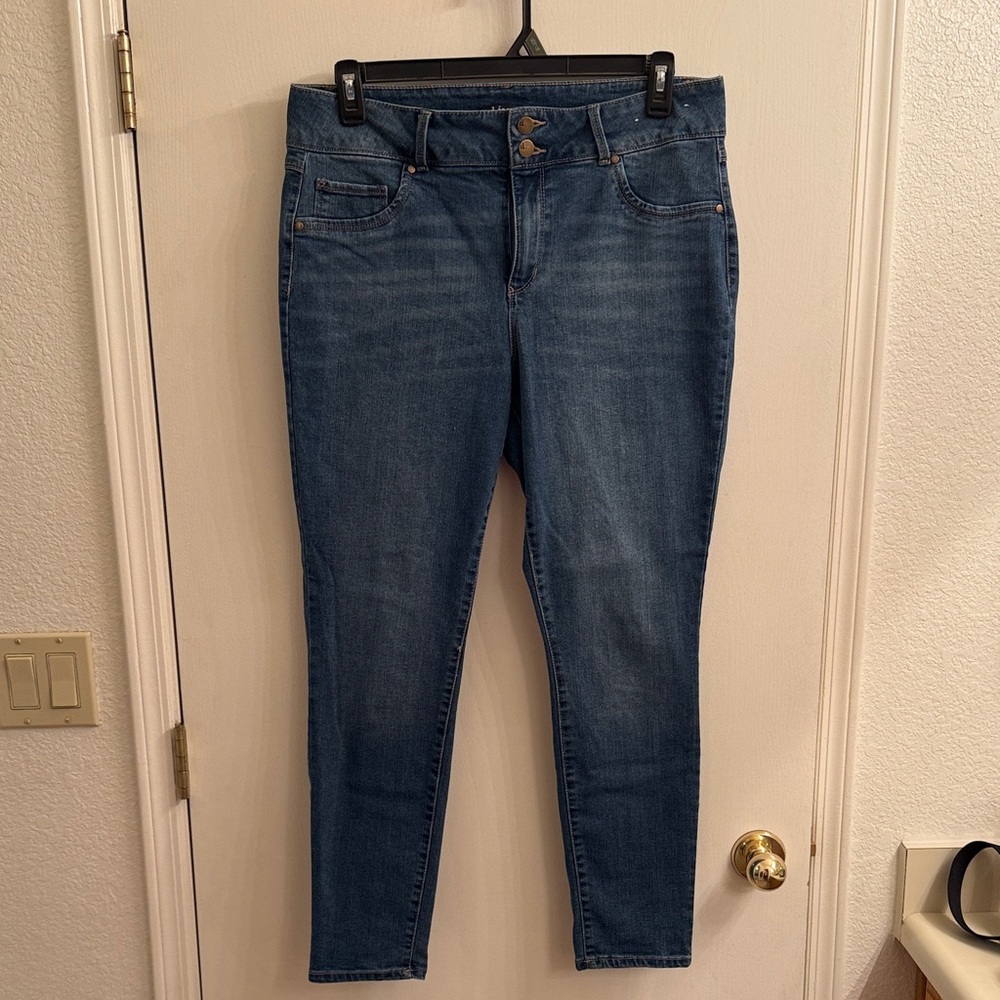 d. jeans Women's Skinny Jeans in Deep Blue